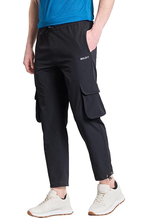 Boldfit Cargo for Men Solid Cargo Pants for Men & Boys