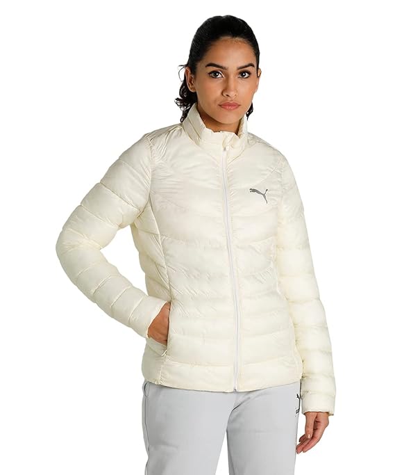 Puma Nylon Women's Solid Standard Length A-Line Coat