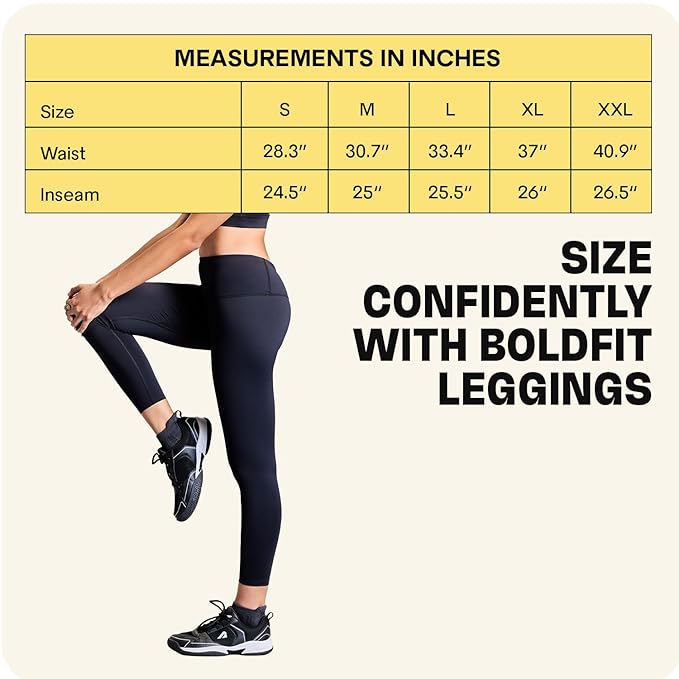 Boldfit Gym Pants for Women Workout 7/8 Ankle Length Leggings Regular Wear Yoga Pants Leggings for Women & Sports Gym Tights for Girls - Image 2