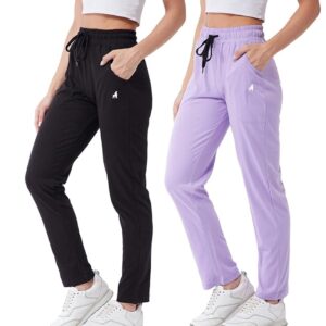 Modeve Women Cotton Blend Pack of 2 Regular Fit Track Pant for Summer||Women Lower||Women Pyjama||Lounge Pants