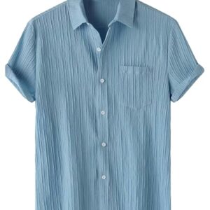 TAGDO Men Short Sleeve Shirt
