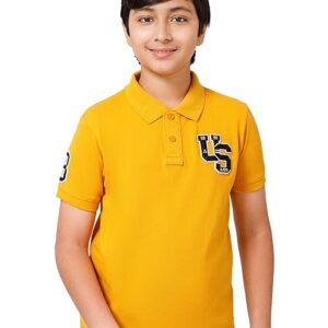 Alan Jones Clothing Solid Regular Fit Boy's Polo T-Shirt