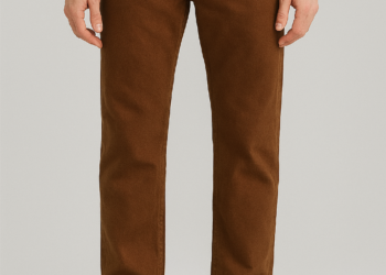DENNISON Men Comfort Fit Stretchable Brown Jeans