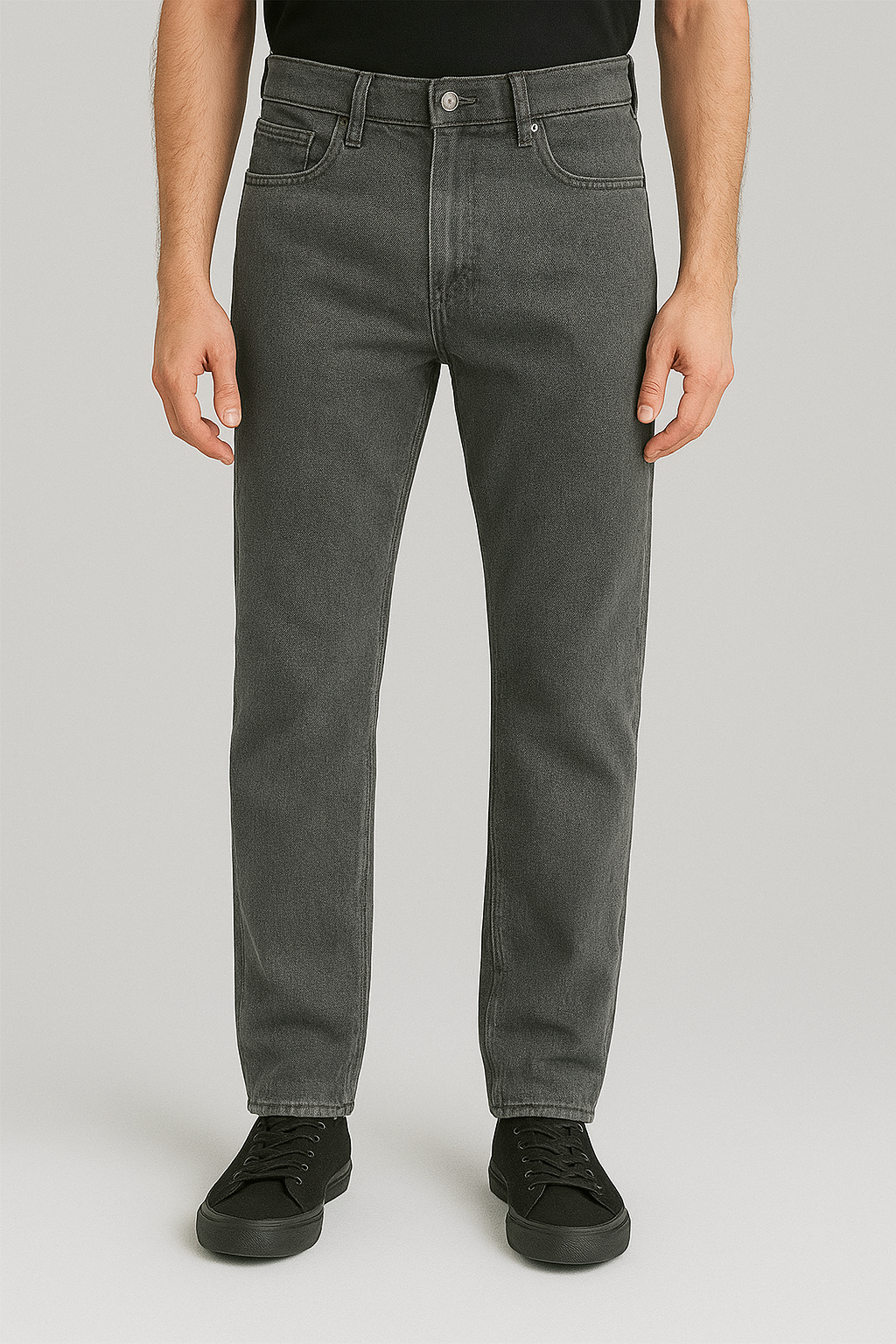 Roadster The Life Co. Men Vintage Wash Heavy Grey Jeans