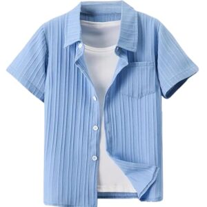 URBAN OX Boys Short Sleeve Short Sleeve Shirt