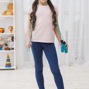 Nauti Nati Girls Jean Light Fade Stretchable Cotton Jeans