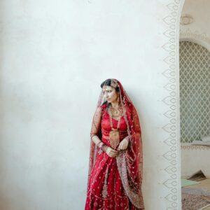 KALINI Women Red Color Anarkali Kurta