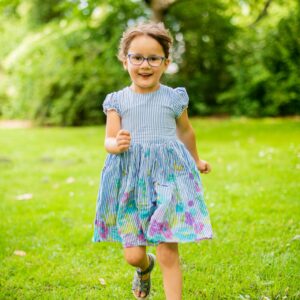 H&M Girls Printed Comfortable Cotton Frock Dress